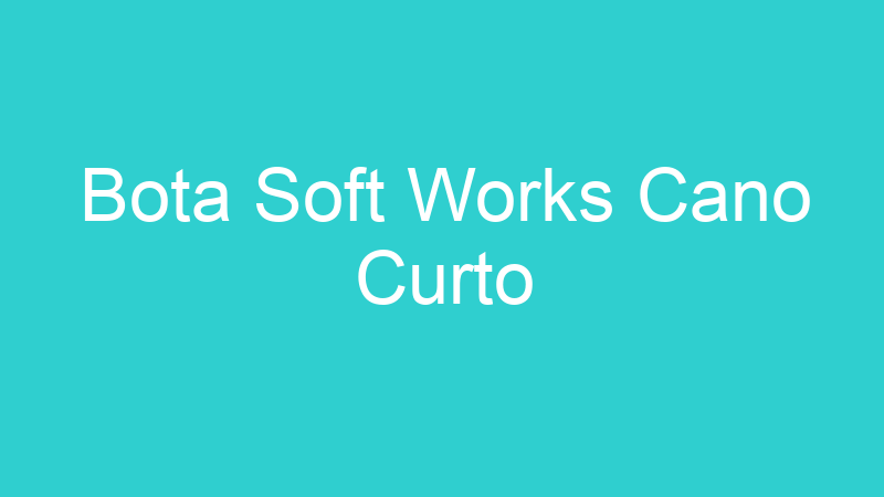 Bota Soft Works Cano Curto
