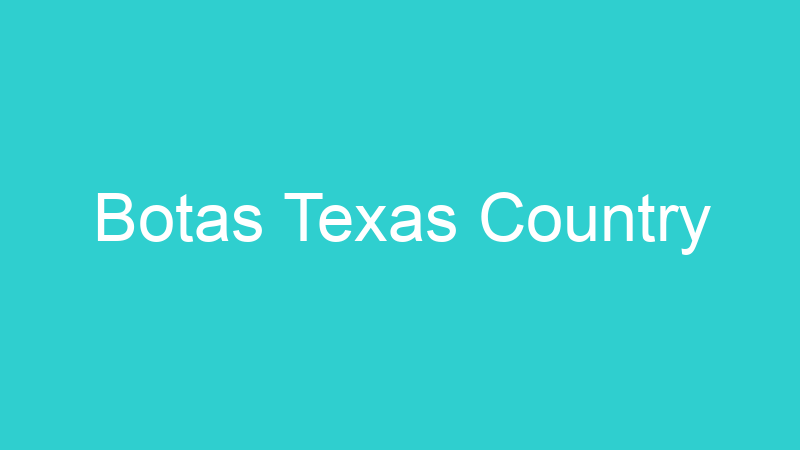Botas Texas Country