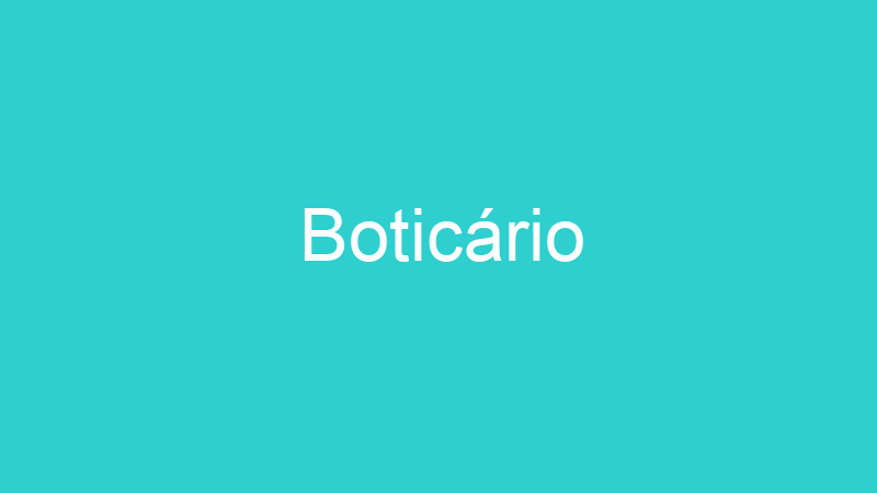 Boticário
