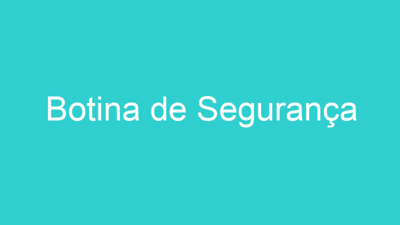 Botina de Segurança