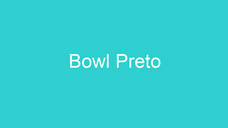 Bowl Preto