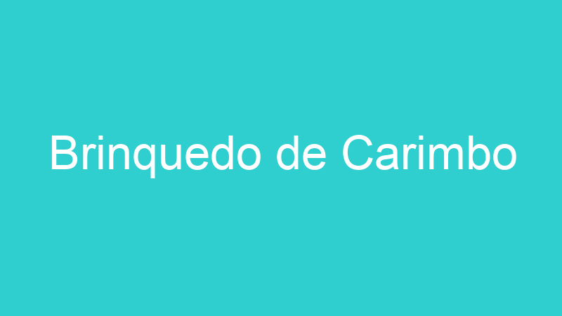 Brinquedo de Carimbo