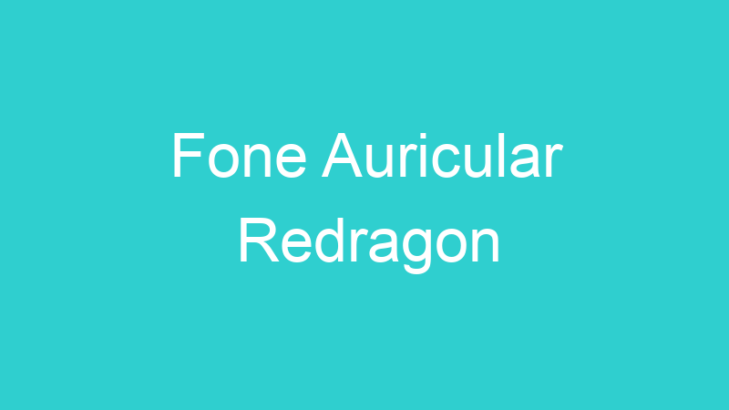 Fone Auricular Redragon