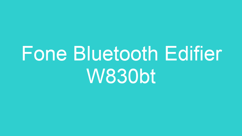 Fone Bluetooth Edifier W830bt