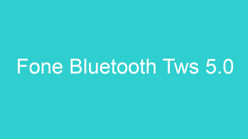 Fone Bluetooth Tws 5.0
