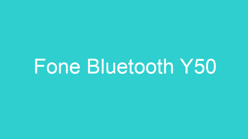 Fone Bluetooth Y50