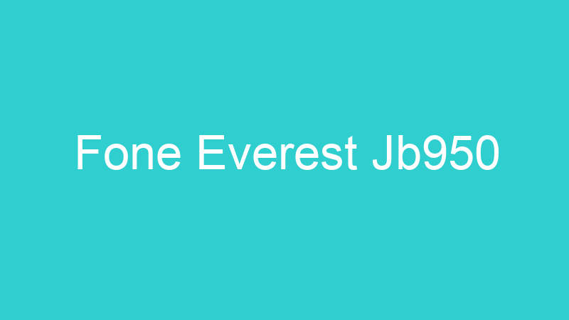 Fone Everest Jb950