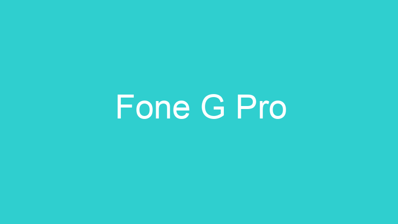 Fone G Pro