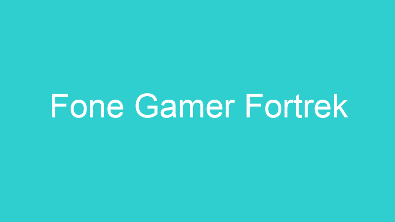 Fone Gamer Fortrek
