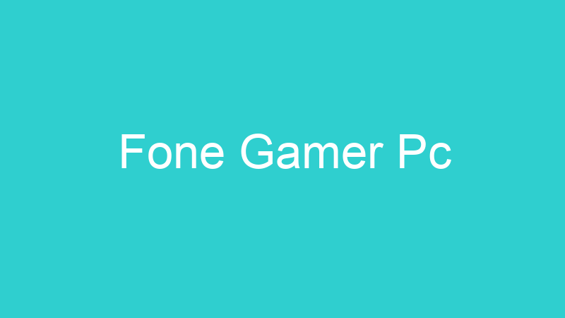 Fone Gamer Pc