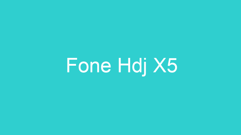 Fone Hdj X5
