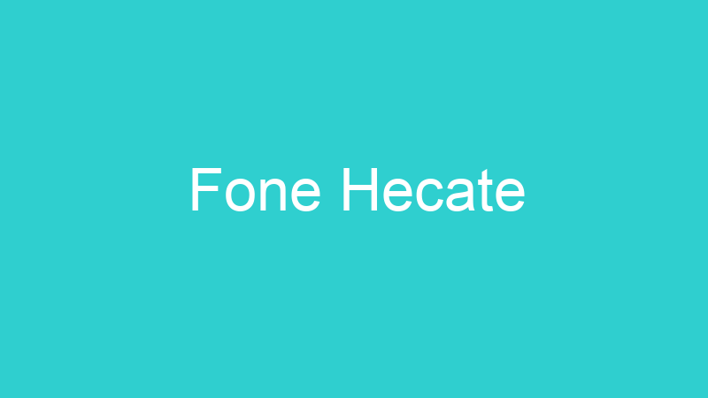 Fone Hecate