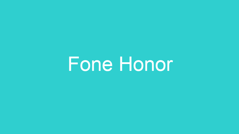 Fone Honor