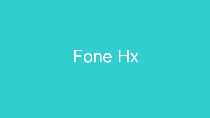 Fone Hx
