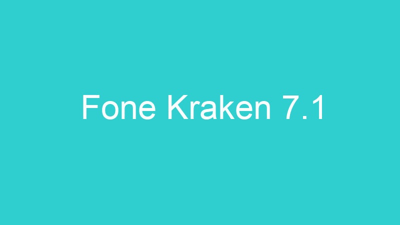 Fone Kraken 7.1