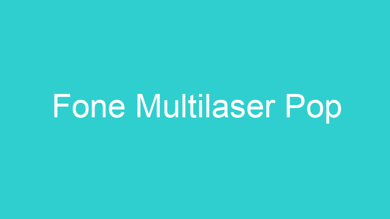 Fone Multilaser Pop