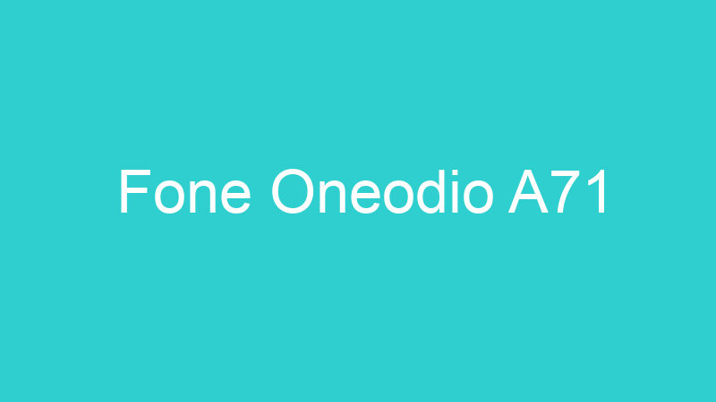 Fone Oneodio A71