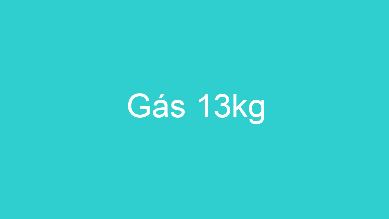 Gás 13kg