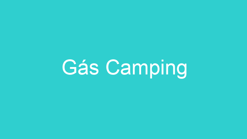 Gás Camping