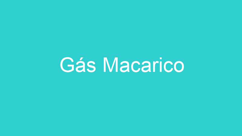 Gás Macarico