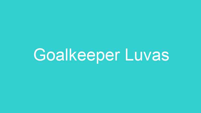 Goalkeeper Luvas