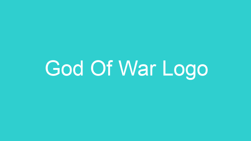God Of War Logo