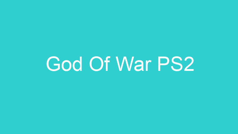 God Of War PS2