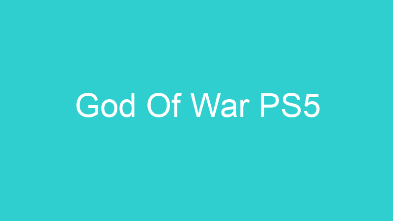 God Of War PS5