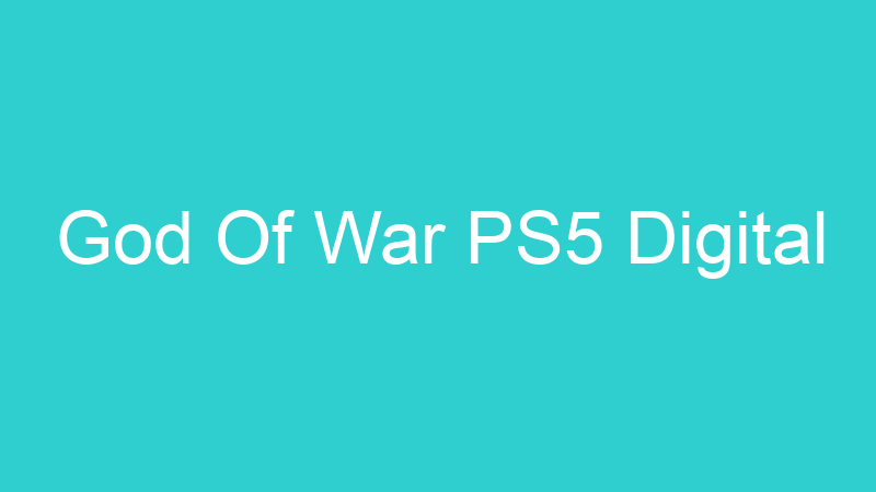 God Of War PS5 Digital