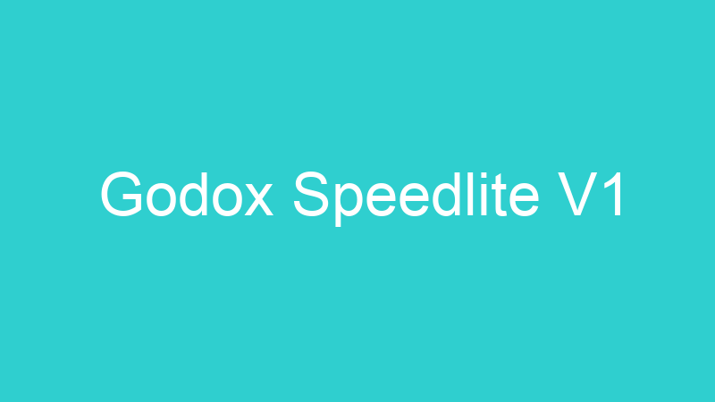 Godox Speedlite V1