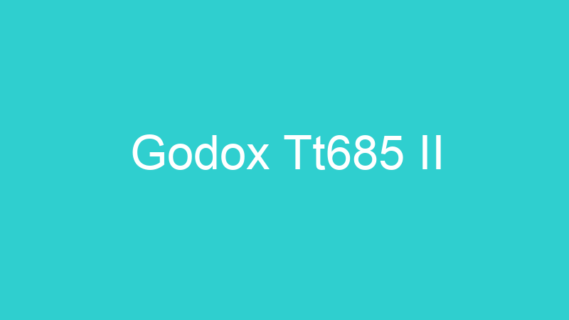 Godox Tt685 II