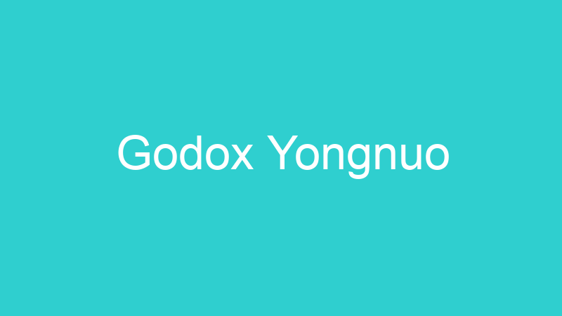 Godox Yongnuo