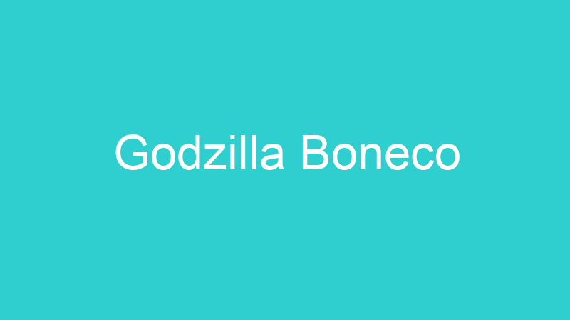 Godzilla Boneco