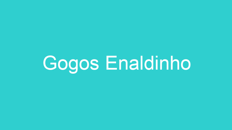 Gogos Enaldinho