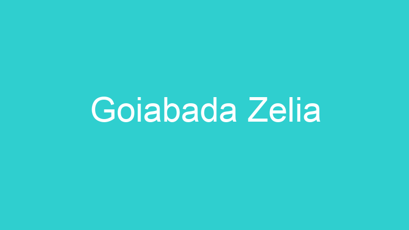 Goiabada Zelia