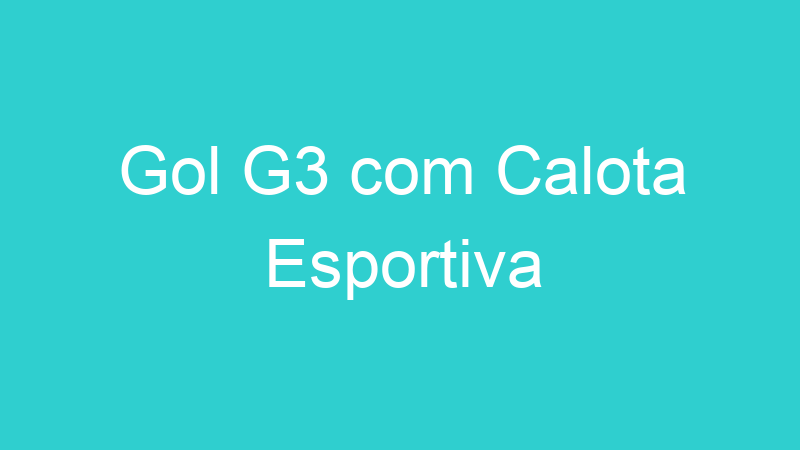 Gol G3 com Calota Esportiva