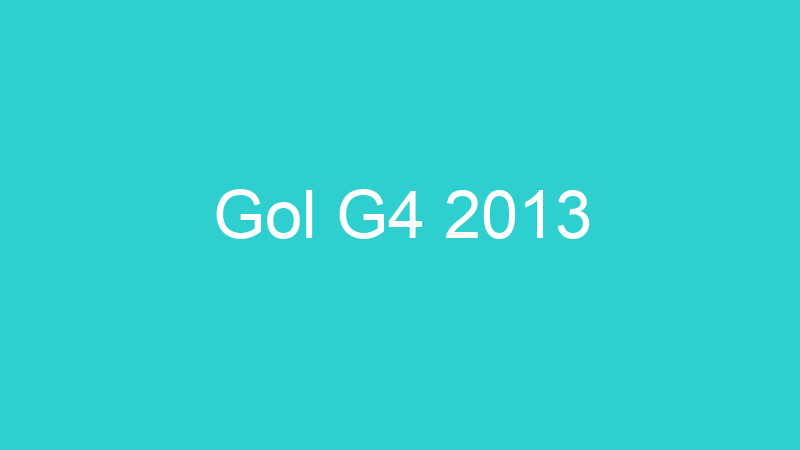 Gol G4 2013