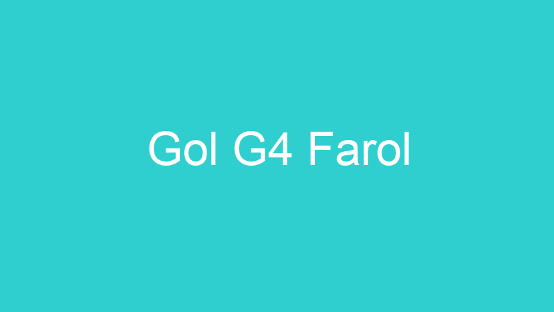 Gol G4 Farol