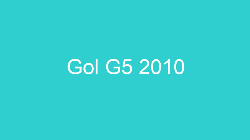 Gol G5 2010