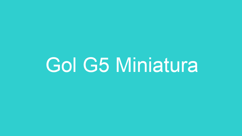 Gol G5 Miniatura