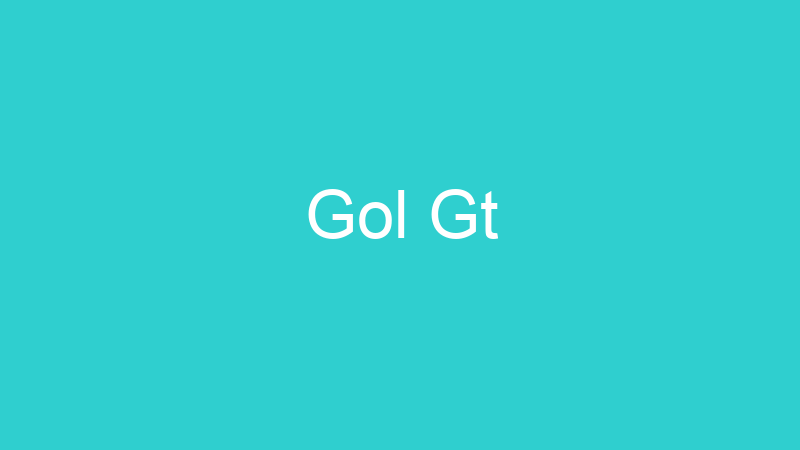 Gol Gt