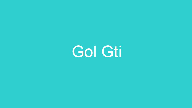 Gol Gti