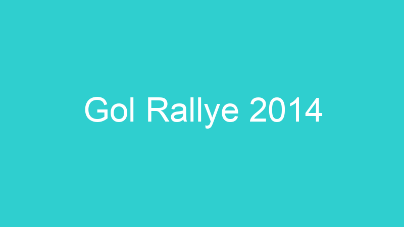 Gol Rallye 2014