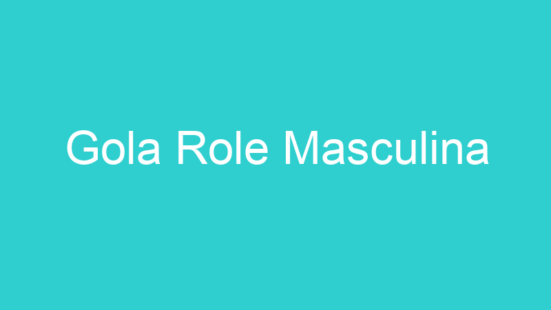 Gola Role Masculina
