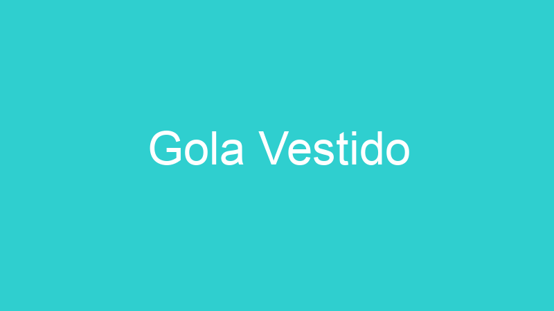 Gola Vestido