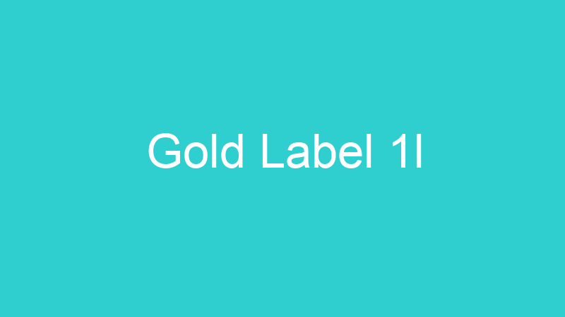 Gold Label 1l