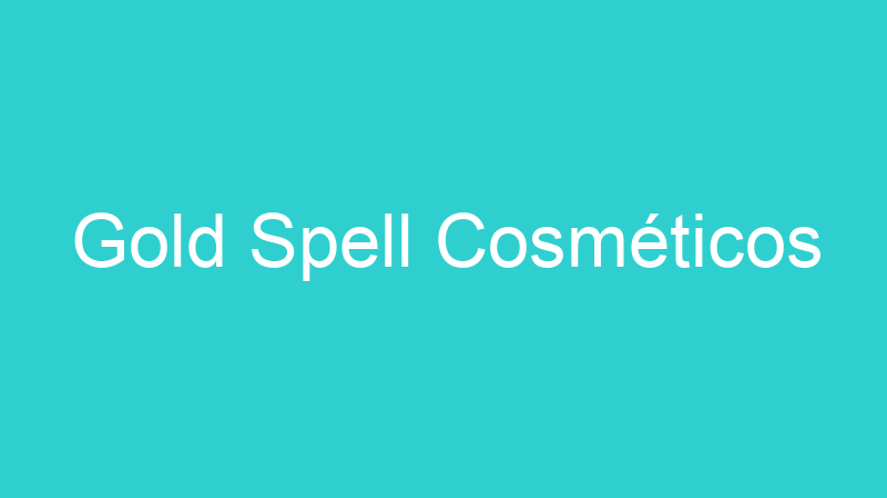 Gold Spell Cosméticos
