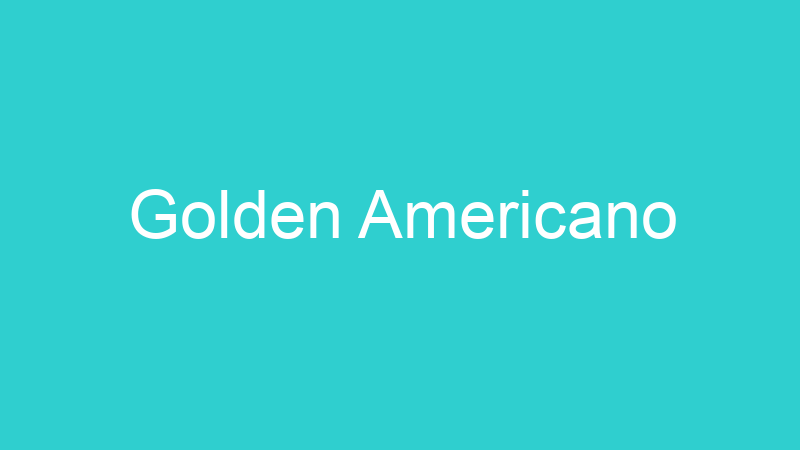 Golden Americano