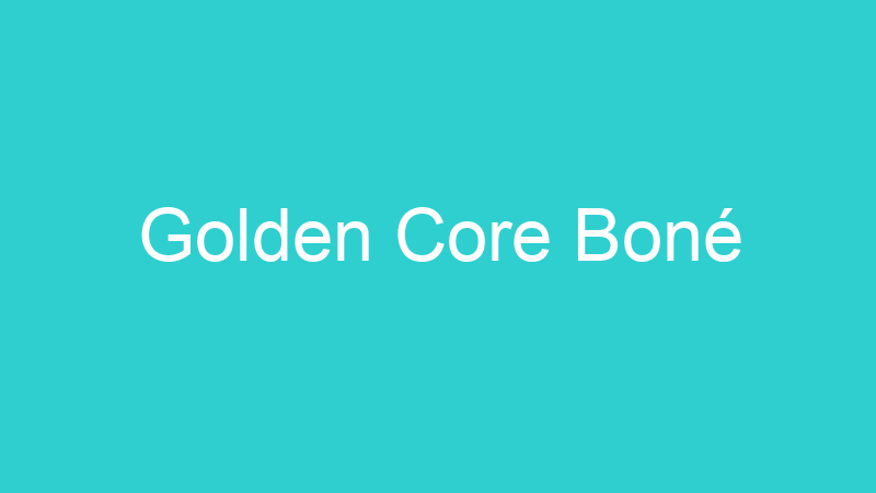 Golden Core Boné
