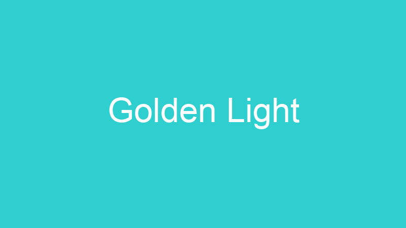Golden Light